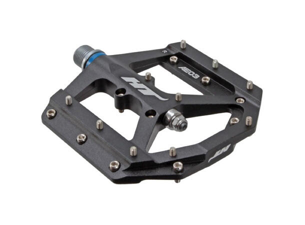 HT Evo AE03 Platformpedal Sort Aluminium, 102x96x11mm, 10pins, 352gr 